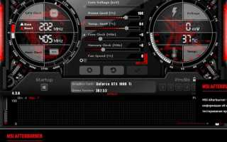 Инструкция по использованию программы msi afterburner